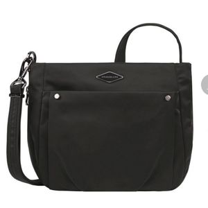 TRAVELON Anti-Theft Parkview Expansion Crossbody - Black